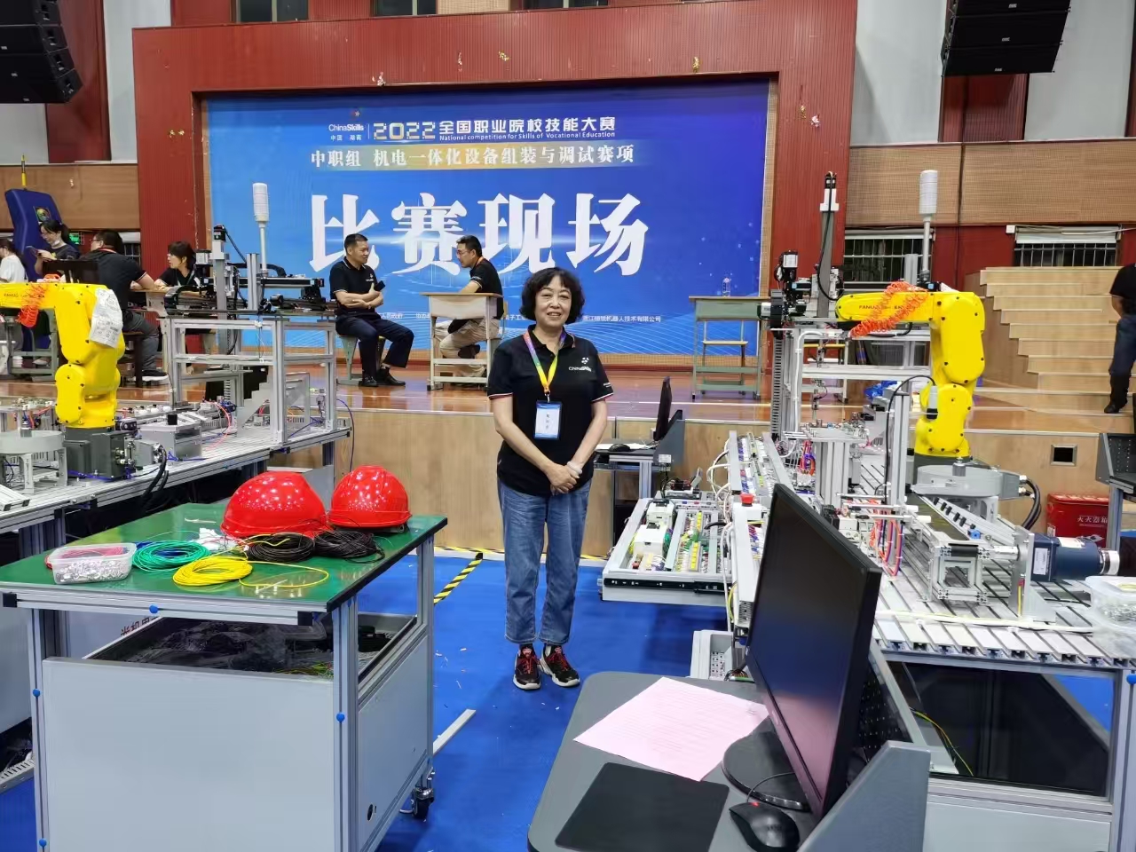 2022年,刘红受邀担任全国职业院校技能大赛裁判